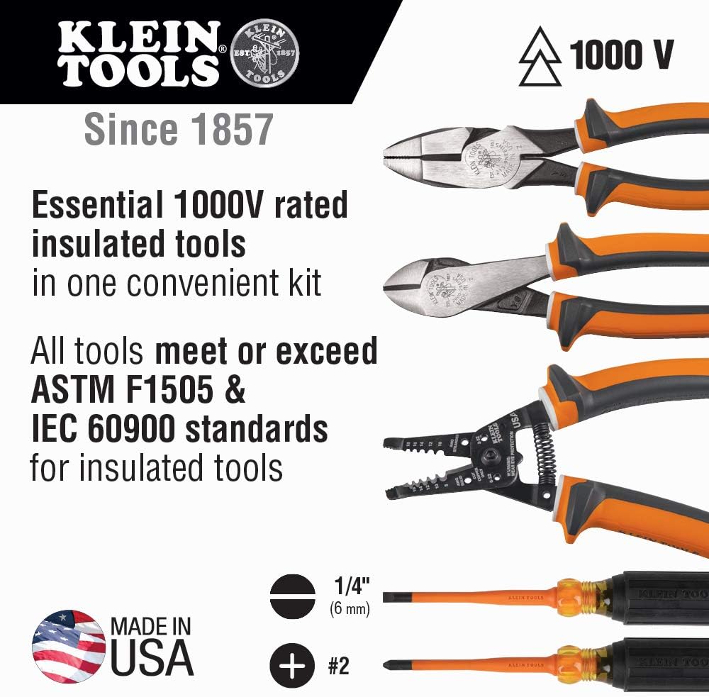 1000V Insulated Screwdriver and Pliers Tool Set P9749