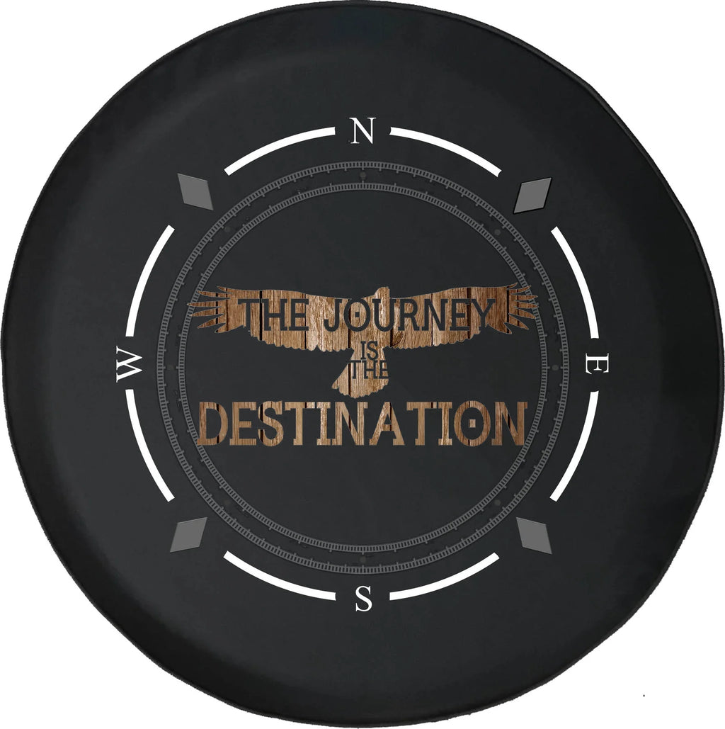 Spare Tire Cover Distressed Wood Eagle Wheel Covers N5735