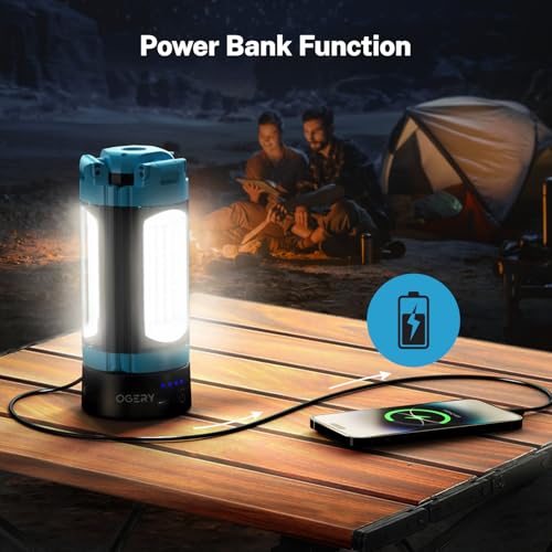 Rechargeable 10000mAh 2200 Lumens Dimmable Camping Light with Stand E37160