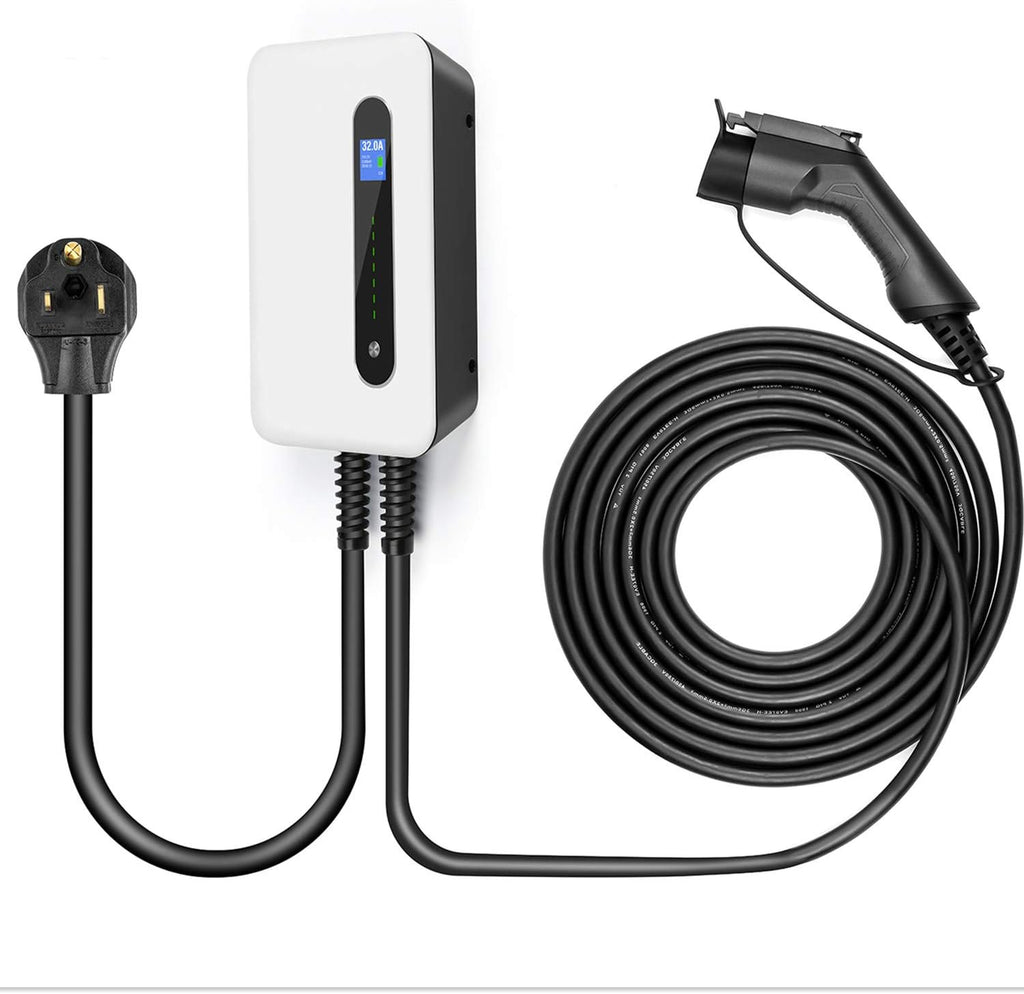 32A Level 2 EV Charger Station with 20ft Cable C362384