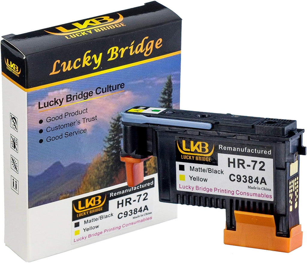 Remanufactured HP72 Printheads Replacement for HP Designjet Printers, 1 Set 3PK, Pack of 2 M771927