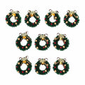 10Pcs Mini Wreaths Dollhouse Decorations P858