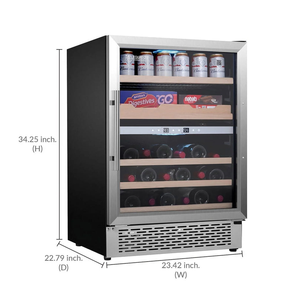 2-Zone Gourmet Center with Wine Bottle Storage H29593