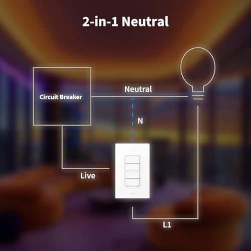 Smart Light Switch 2 Buttons 2 Channels R2731