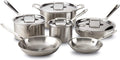 5-Ply Brushed Stainless Steel Cookware Set 10 Piece M460
