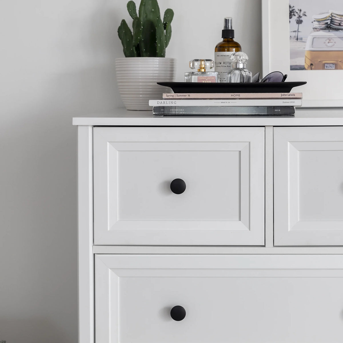 White 5-Drawer Dresser Z6923