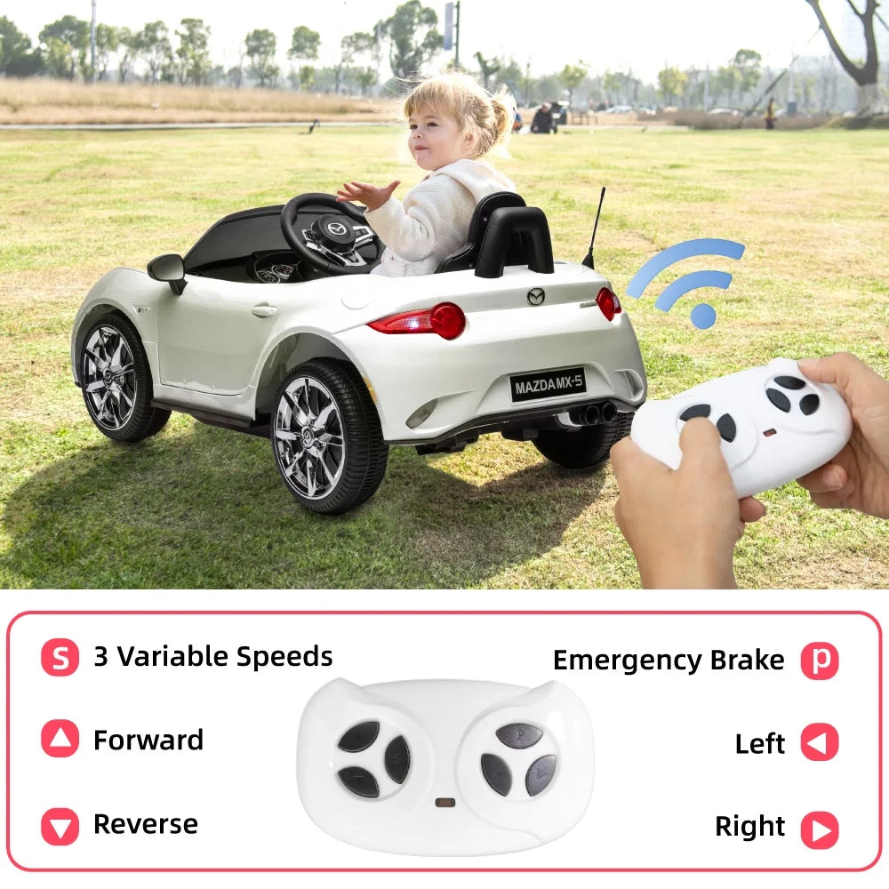 12V Electric Car for Kids with Parental Remote Control A8254