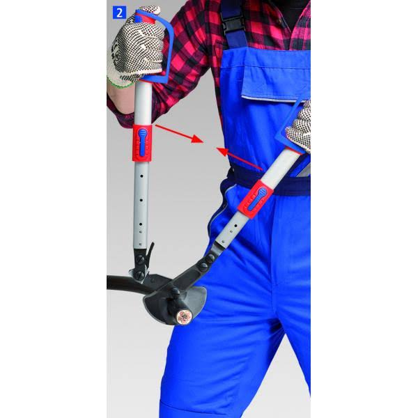 Knipex Cable Cutters - Ratchet / Telescopic M254
