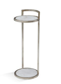 Silver Leaf Marble Scatter Table I5088