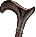 Handmade Ergonomic Wooden Oak Walking Cane J6226