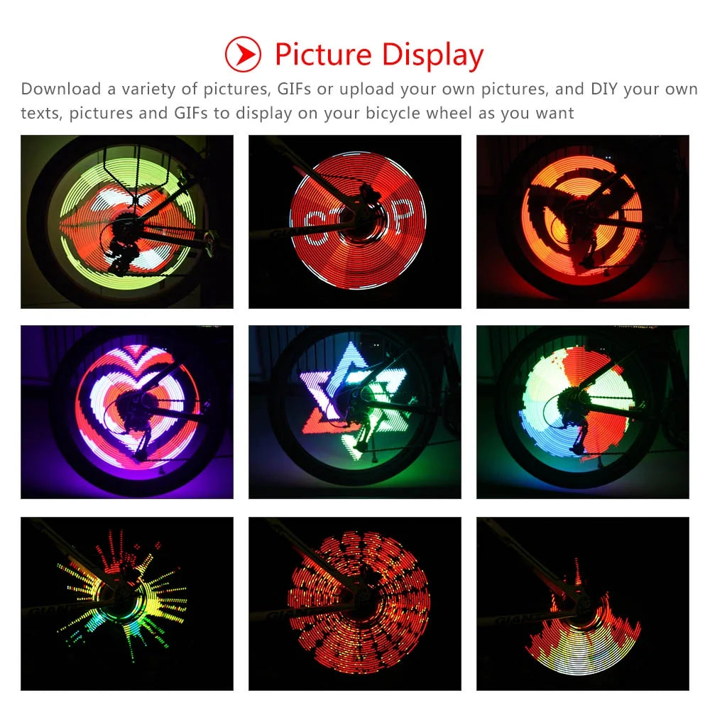 Rechargeable LED Wheel Lamp D8052