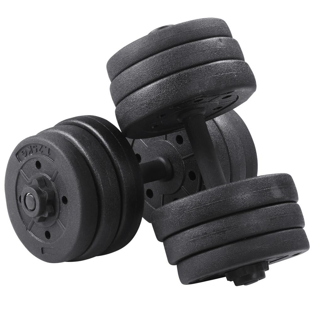 66 Lb. Adjustable Dumbbell Set Black A723