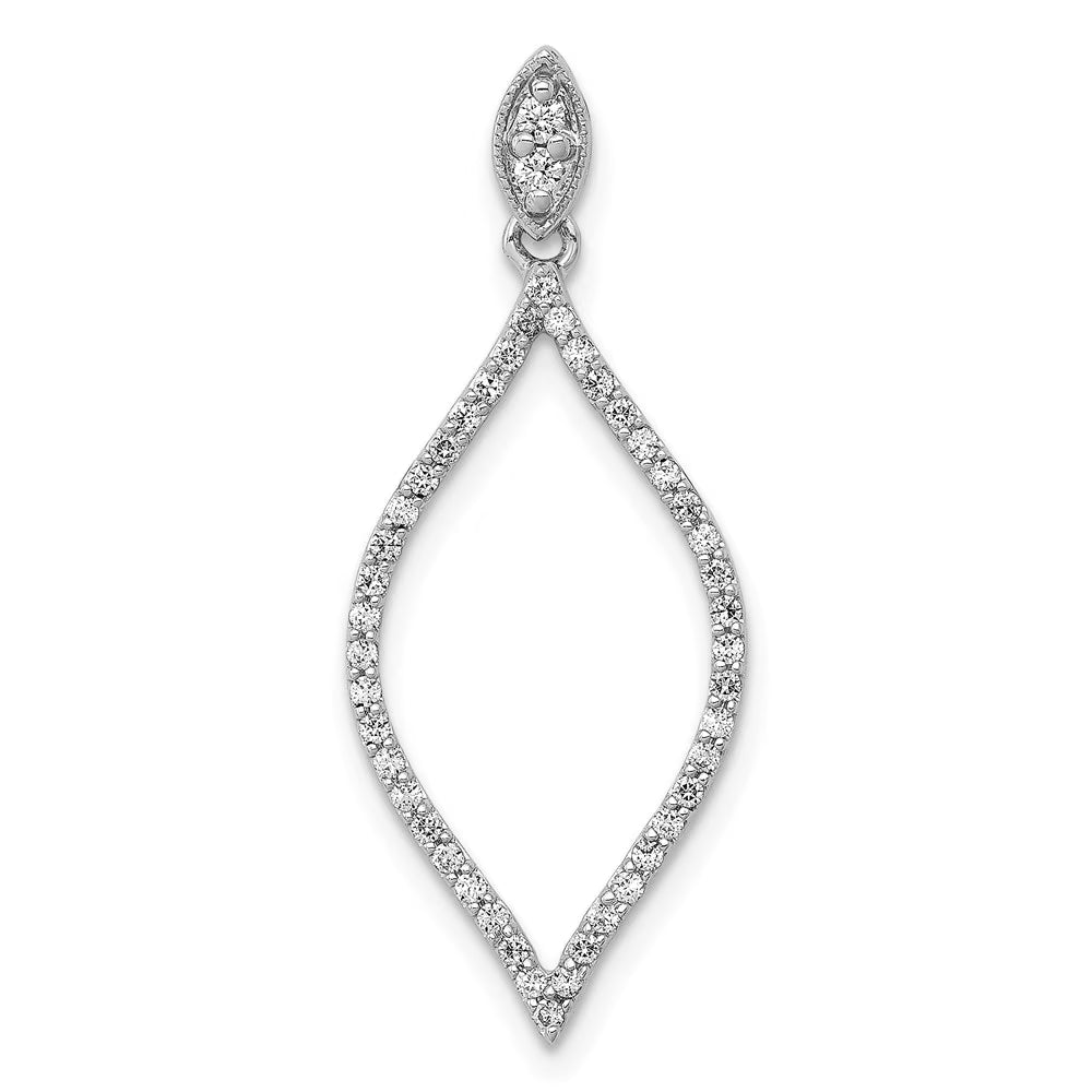 14k White Gold 1/4ct. Diamond Pendant A712