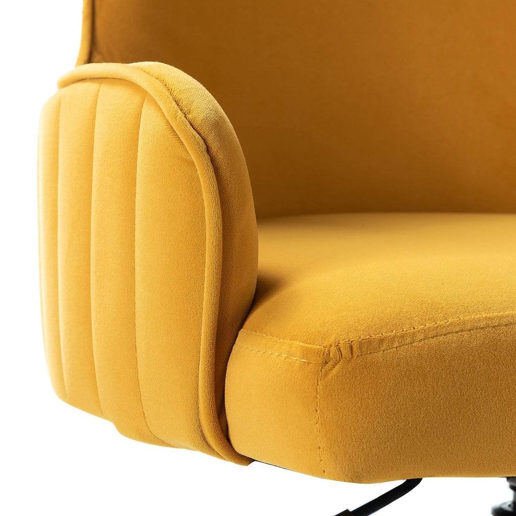 Blue Task Chair with Golden Base R5486
