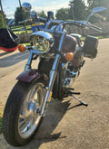 Blue LED Headlight for Honda VTX 1300 and 1800 with Bracket and Hardware H6735