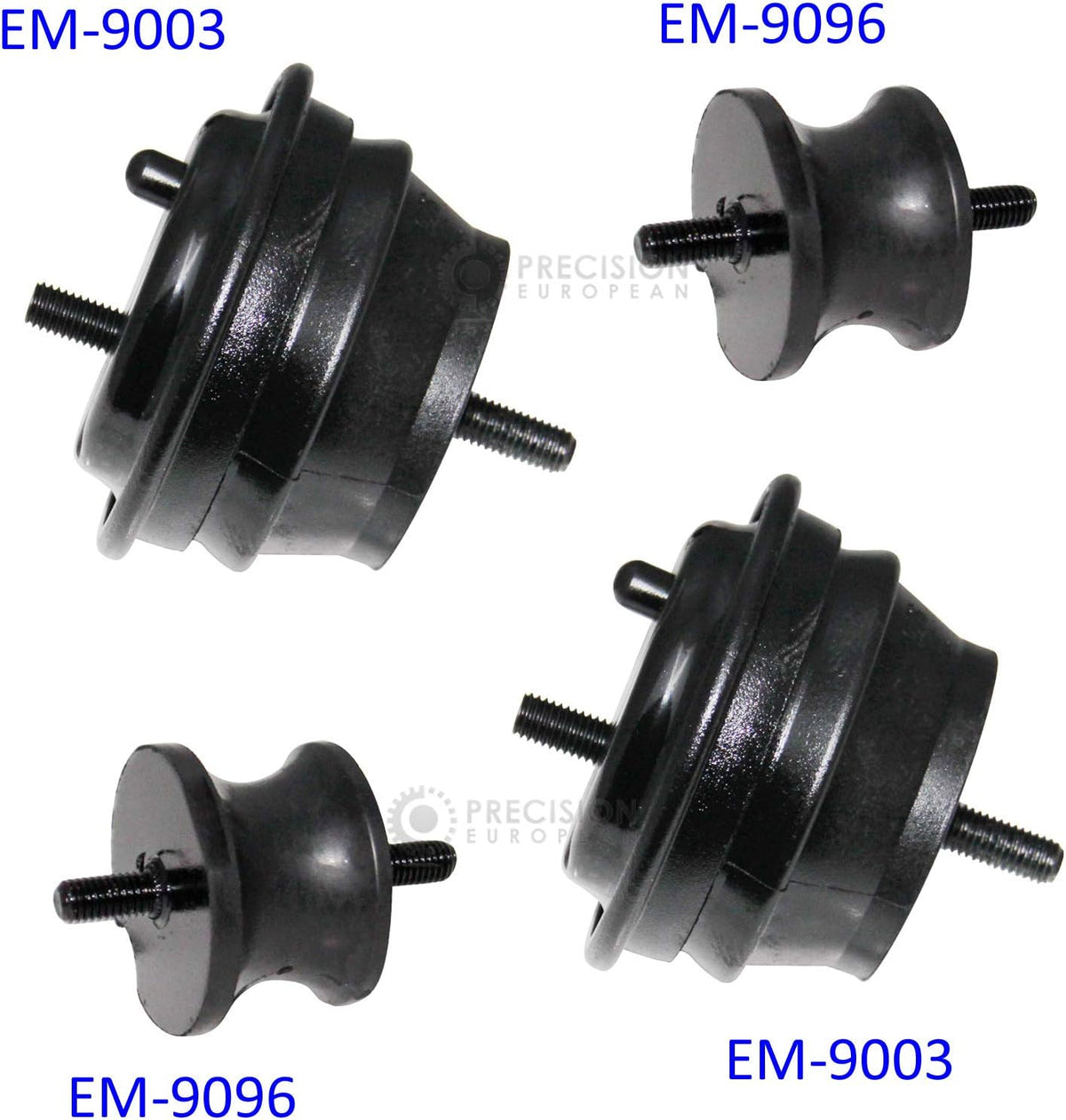 4pcs Motor Mounts and Transmission Mounts Compatible with BMW E36 E46 B800