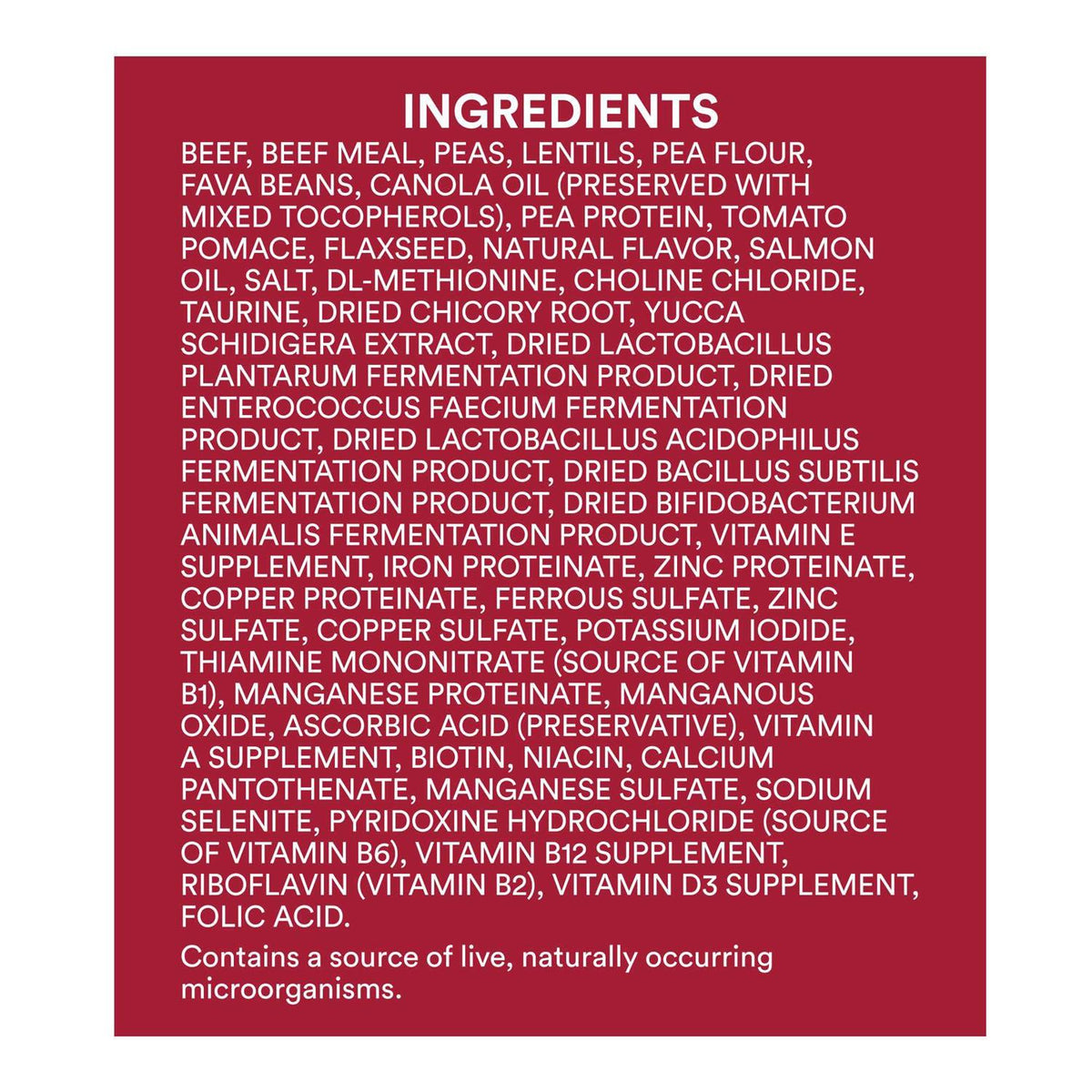 Grain Free Beef & Pea Recipe Small Breed Adult Dry Dog Food G212514