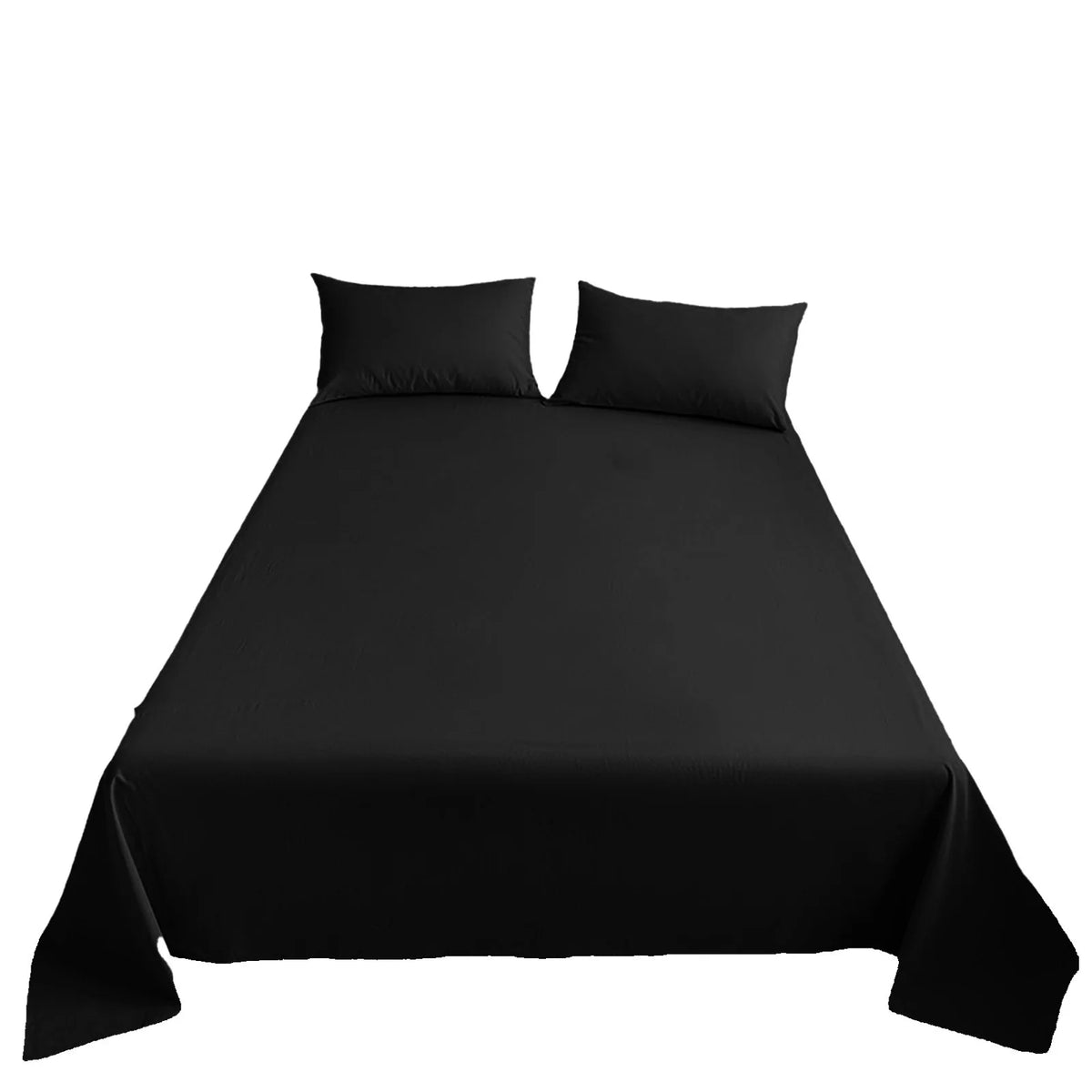 King Size Microfiber Sheets, Black Z8652