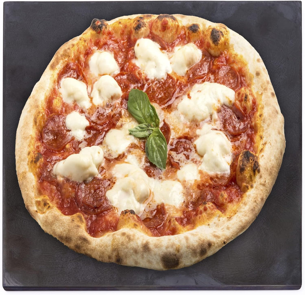 Pre-Seasoned Carbon Steel Baking Pizza Stone & Flat Top Grill Cookware S504