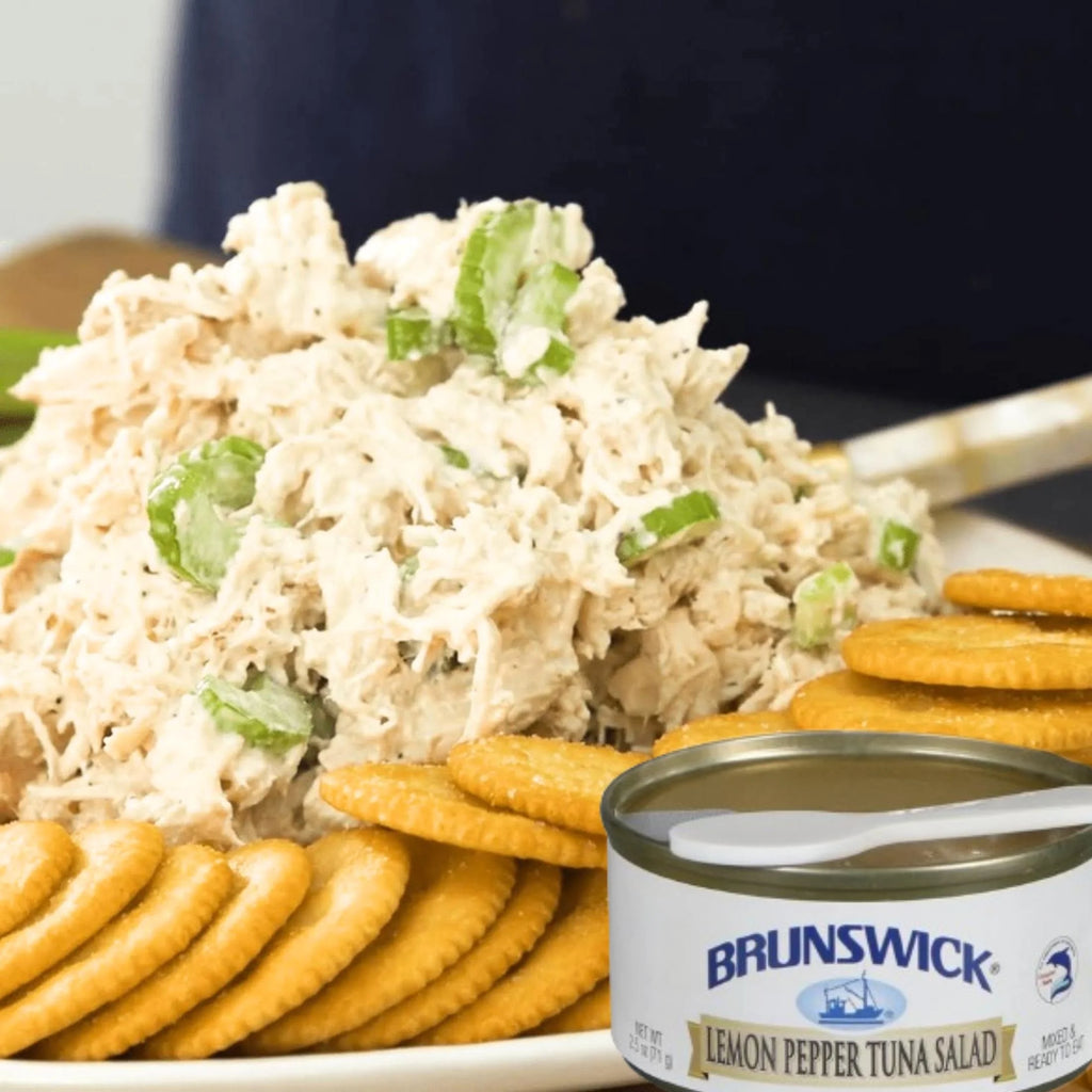 Lemon Pepper Tuna Salad with Crackers 3.0 oz 12 Pack I61590