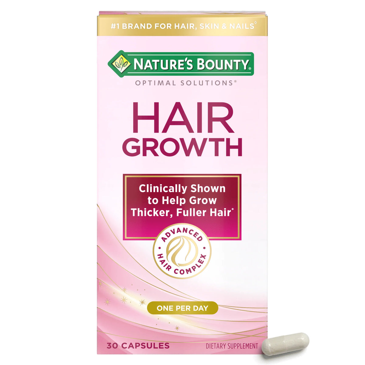30 Capsules Hair Growth Supplement with Biotin A487480