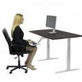 White 52 in. Adjustable Standing Desk A233596