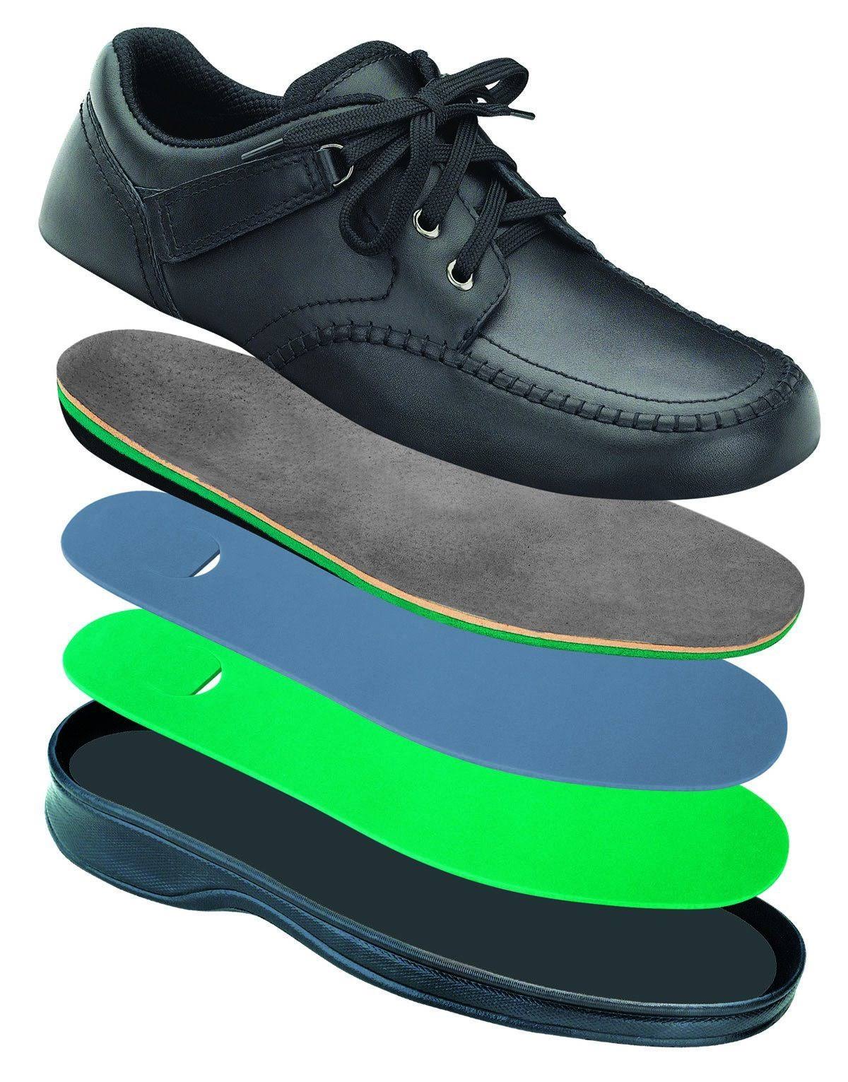 Black Leather Men&s Shoes D89147