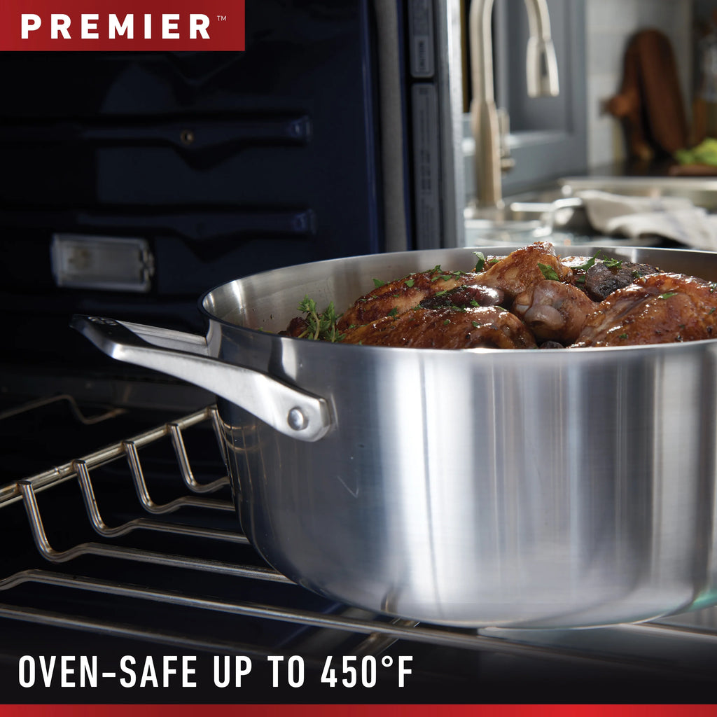 Stainless Steel 1.5-Quart Sauce Pan with Cover N182343
