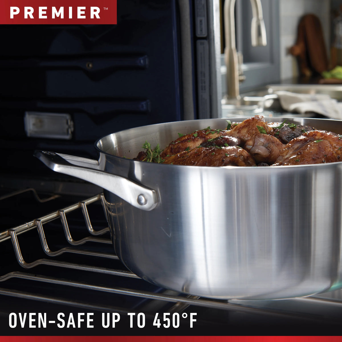 Stainless Steel 1.5-Quart Sauce Pan with Cover N182343