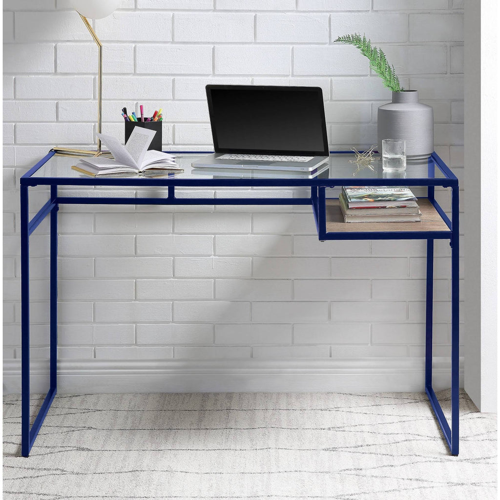 Blue Glass Desk R9885