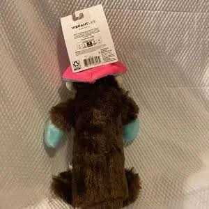 Plush Dog Toy with Replaceable Bottle S863438