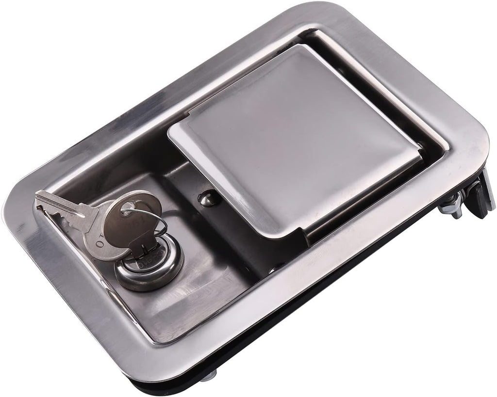 4Pcs Trailer Toolbox Lock RV Handle Latch with Same Keys Z40340