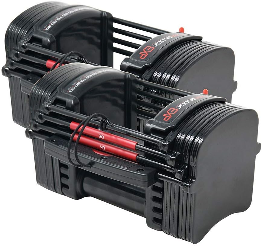 Adjustable Dumbbells, 5-50 Lb., Steel E6168
