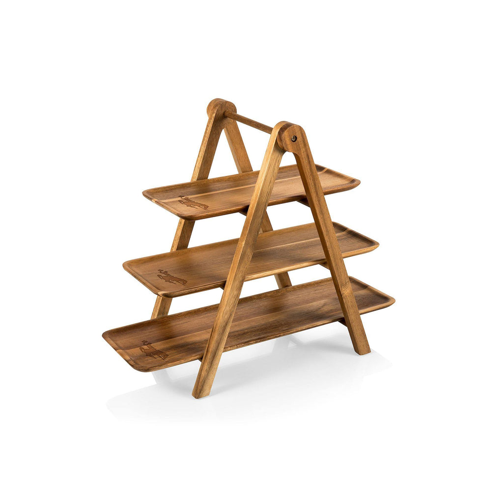 3 Tiered Acacia Wood Serving Station K5195