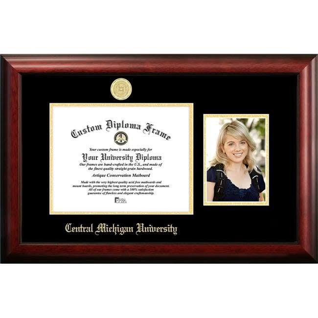 Gold Embossed Diploma Frame with 5 X7 Portrait D11010