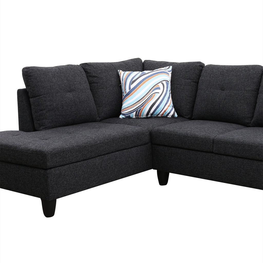 98" Sectional Sofa with Storage Ottoman and Chaise J496509