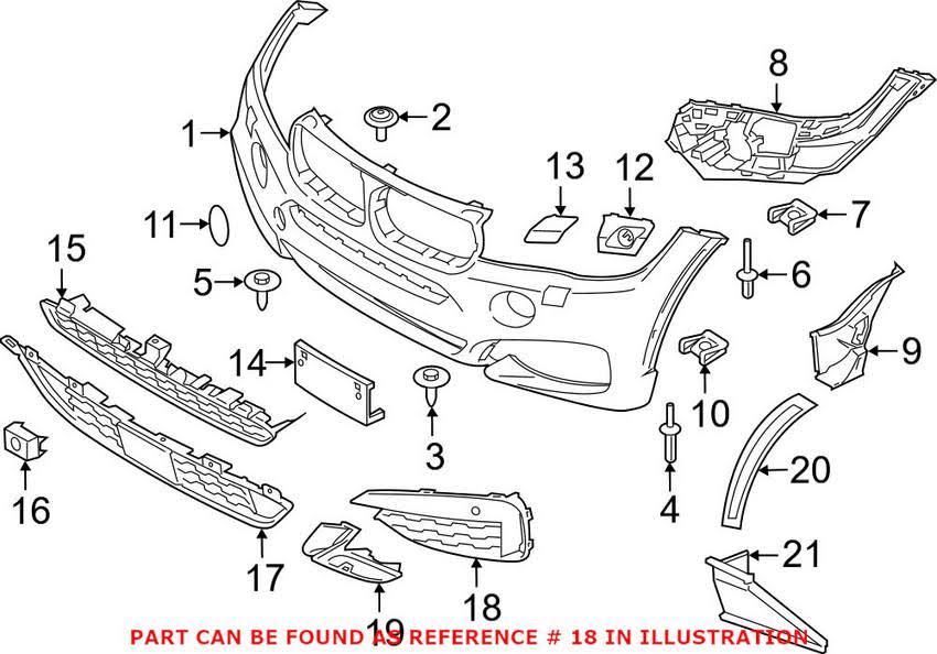 BMW Outer Grille V85629