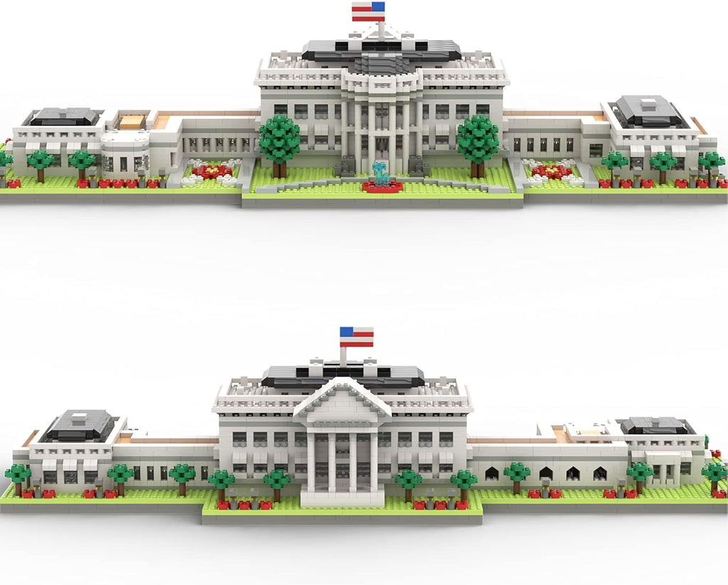 White House U.S. Capital Building and Architecture Toys Model Set (3000 Pieces) Pack of 2 R921162