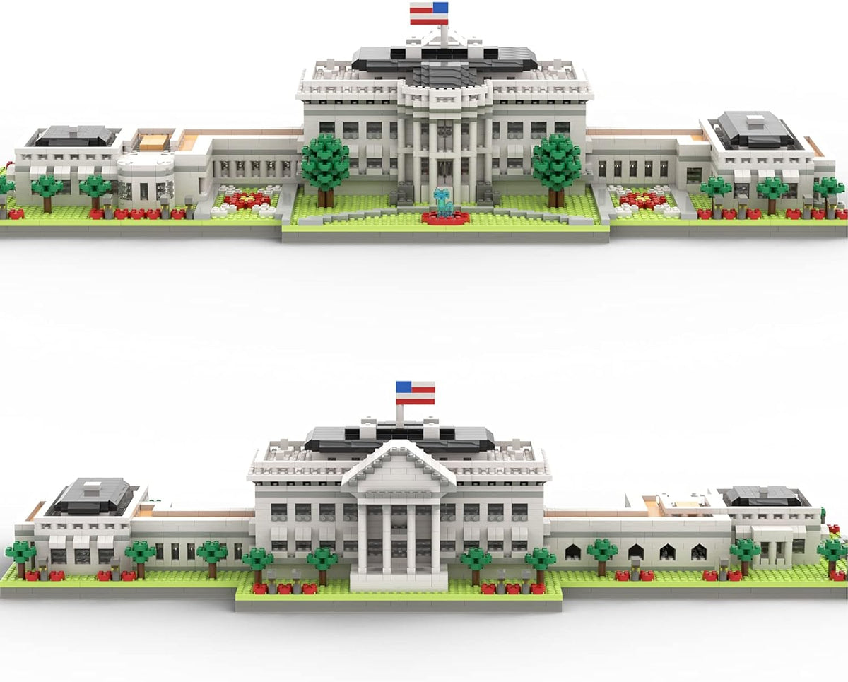 White House U.S. Capital Building and Architecture Toys Model Set (3000 Pieces) Pack of 2 R921162
