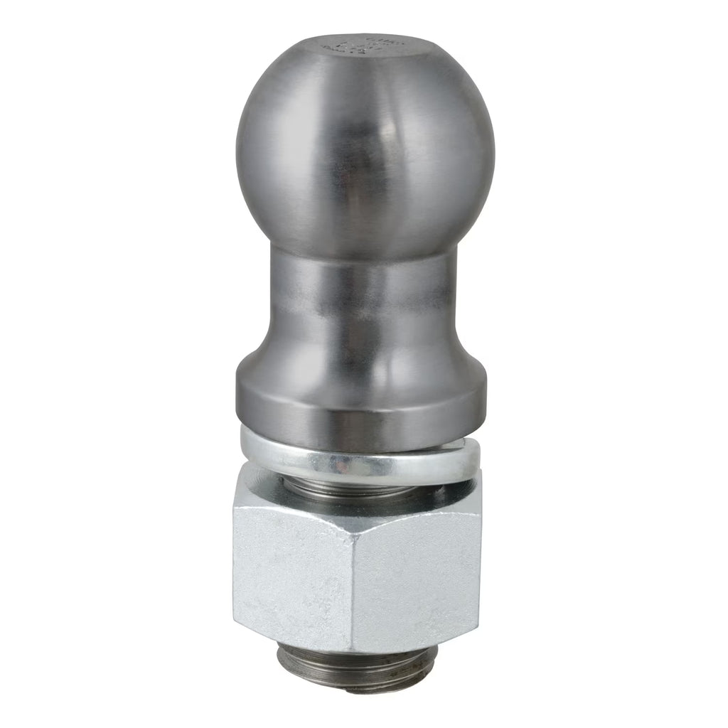 Raw Steel Trailer Hitch Ball, Gooseneck, 30,000 lbs, 3-Inch Diameter, 2 x 3-1/4-Inch Shank D79726