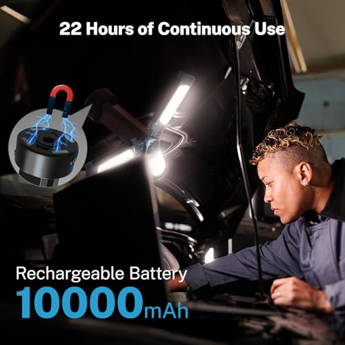 Rechargeable 10000mAh 2200 Lumens Dimmable Camping Light with Stand E37160