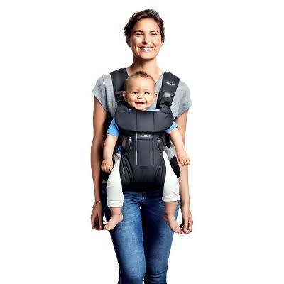 Black Mesh Baby Carrier J1594