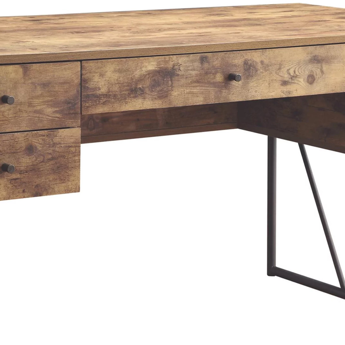 Antique Nutmeg 4-drawer Writing Desk H247368