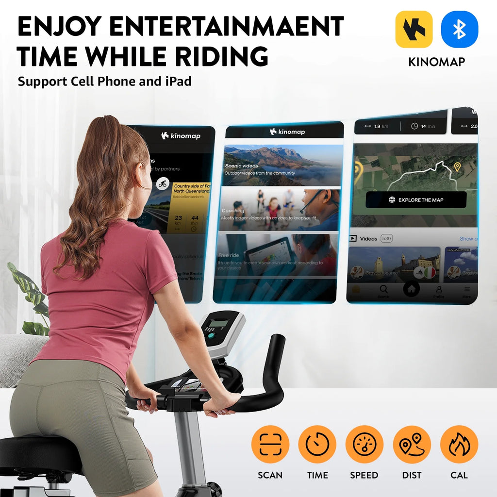 Indoor Cycling Exercise Bike 35 Lbs Flywheel K9965