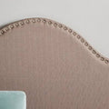 King Upholstered Panel Headboard L4347