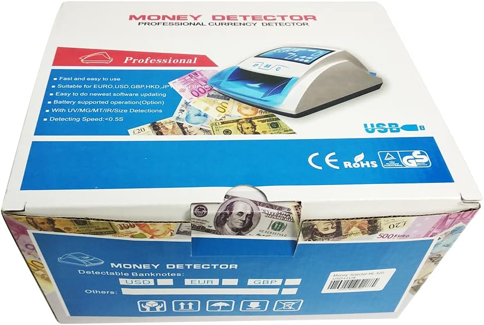 Multicurrency UV MG IR Banknote Detector I583088