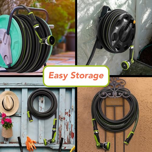 Heavy Duty 3ft x 5/8" Garden Hose with Spray Nozzle F378