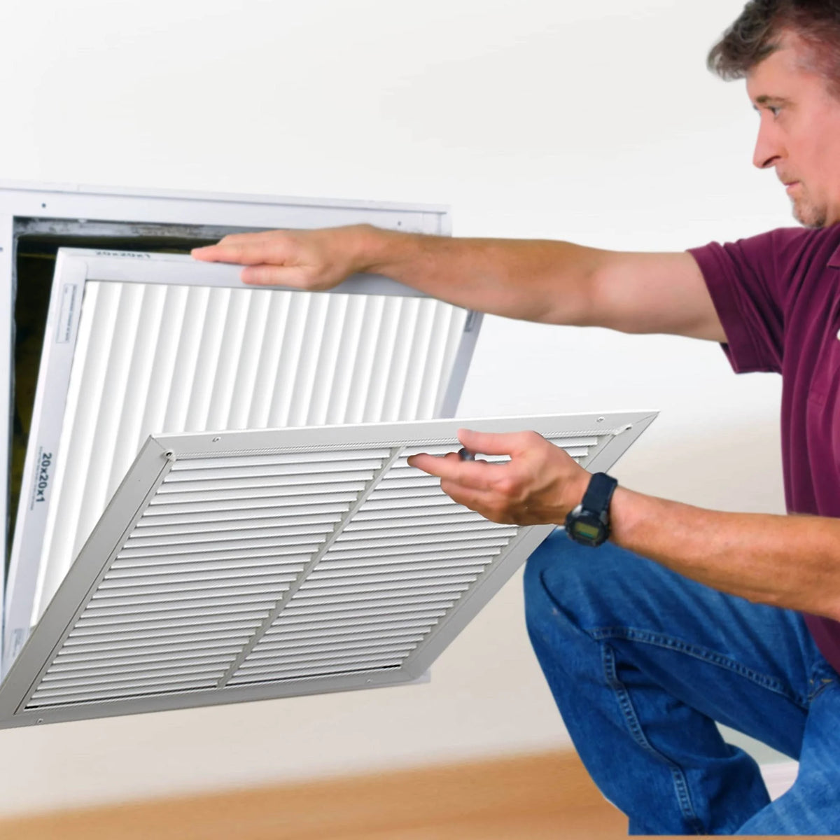14x14x1 Electrostatic Air Filter 4 Pack N496576