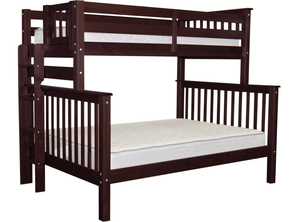 Twin over Full Bunk Beds with End Ladder L5374