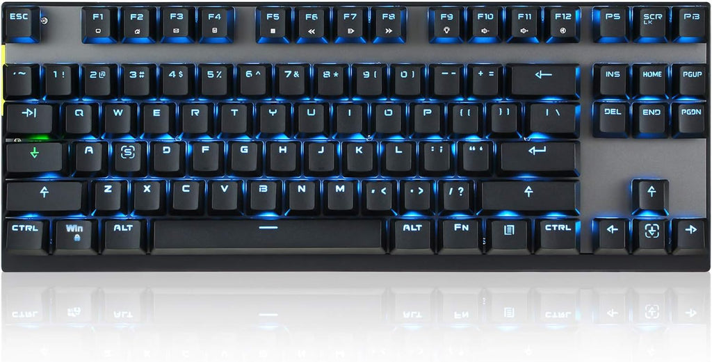Pink 87 Keys RGB Backlit Mechanical Gaming Keyboard A9296